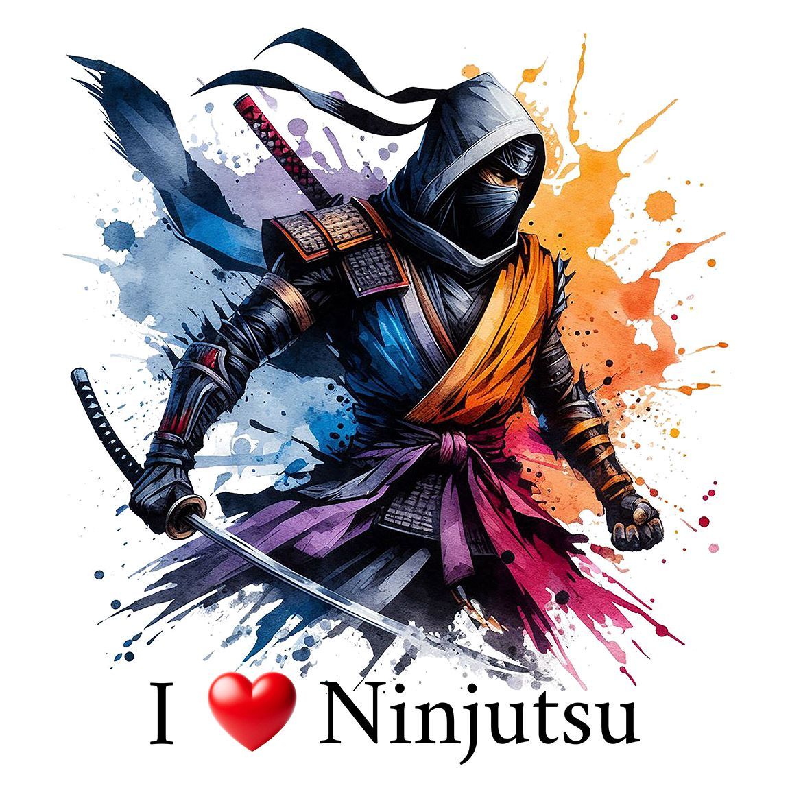 Diseño I Love Ninjutsu
