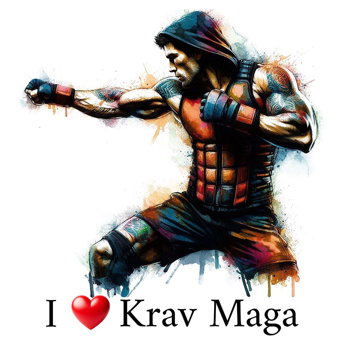 Diseño I Love Krav Maga