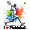 Diseño I Love Pickleball