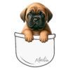 Diseño Cachorrito Mastín en Bolsillo