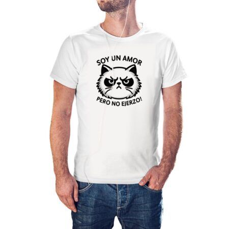 Camiseta Soy un Amor pero no Ejerzo color blanco