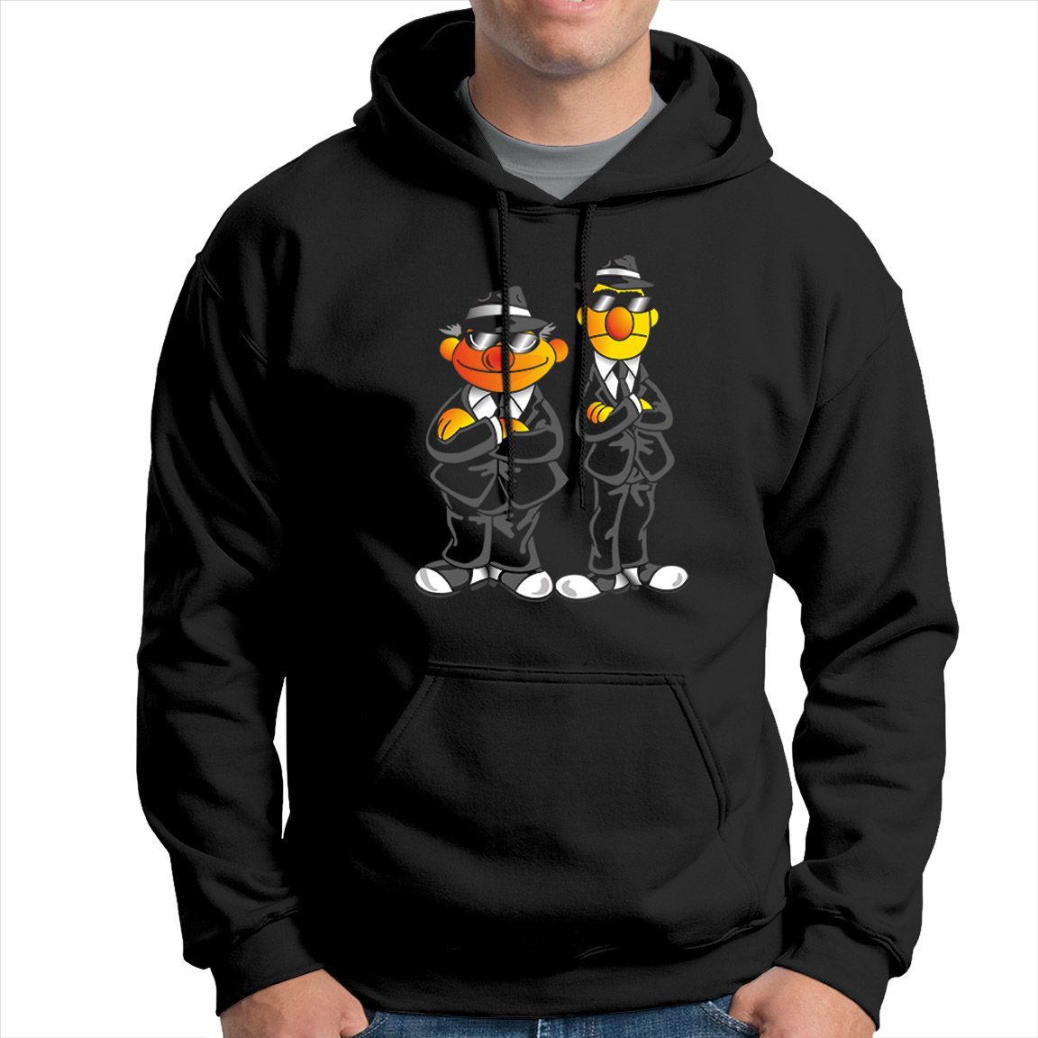 Sudadera capucha Epi y Blas Men In Black color negro