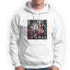 Sudadera capuchaa Retro Friends Collage color blanco