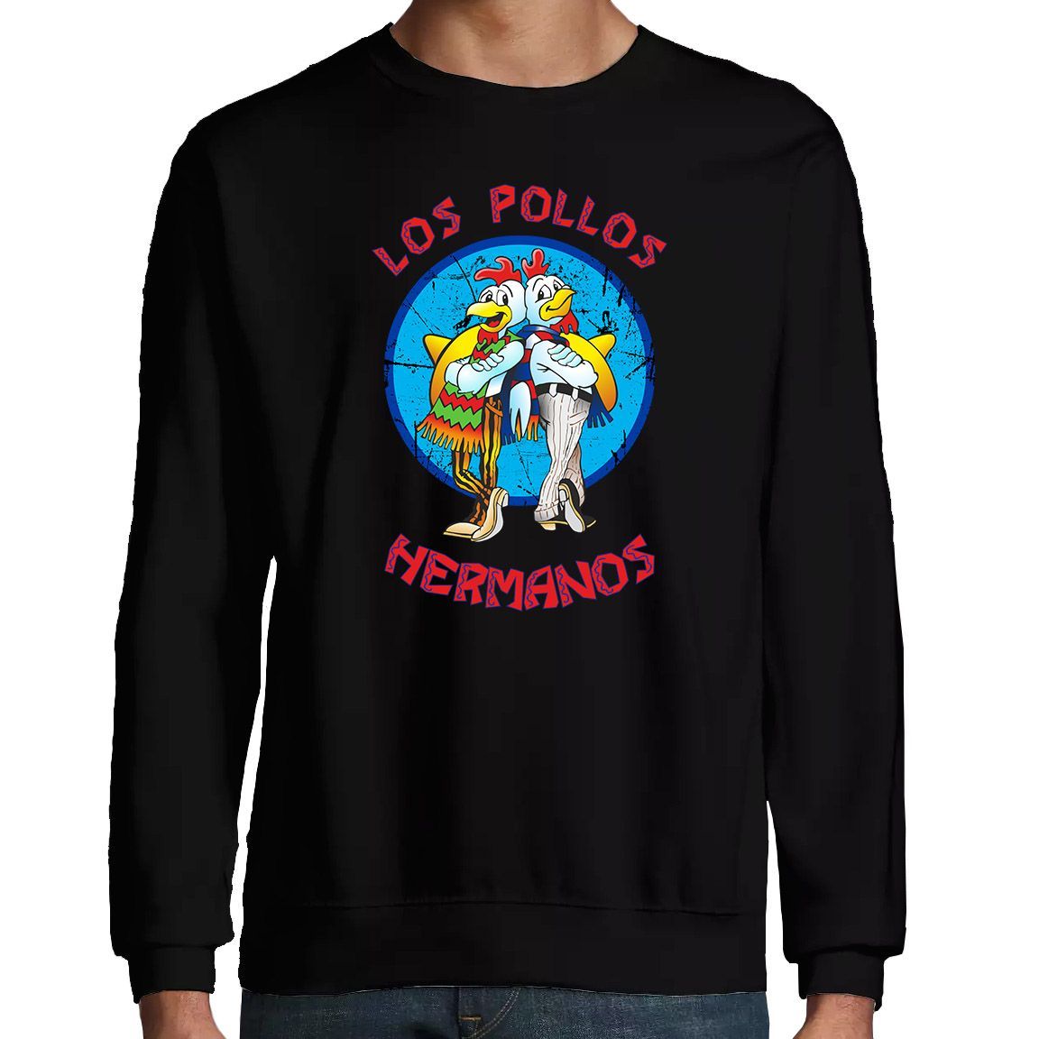 Sudadera básica Los Pollos Hermanos color negro