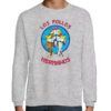 Sudadera básica Los Pollos Hermanos color gris jaspeado