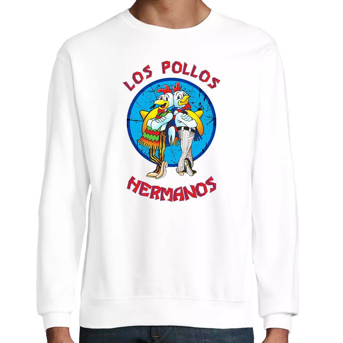 Sudadera básica Los Pollos Hermanos color blanco