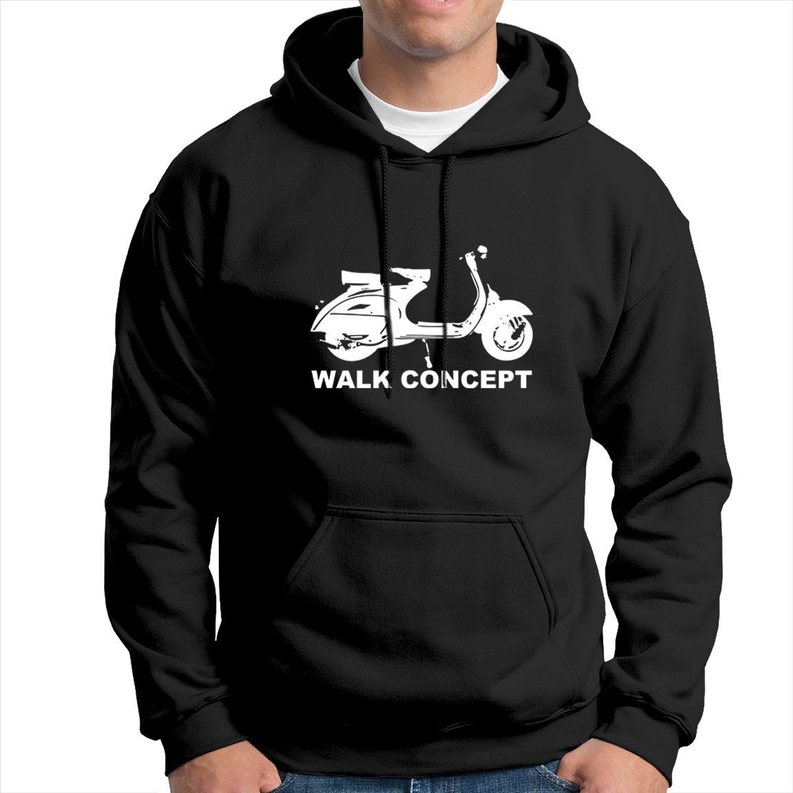 Sudadera capucha Scooter Retro | Walk Concept