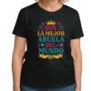 Camiseta unisex soy la mejor abuela del mundo color negro