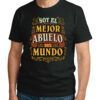 Camiseta unisex soy el mejor abuelo del mundo color negro