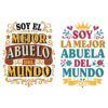 Diseño mejor abuelo/abuela del mundo